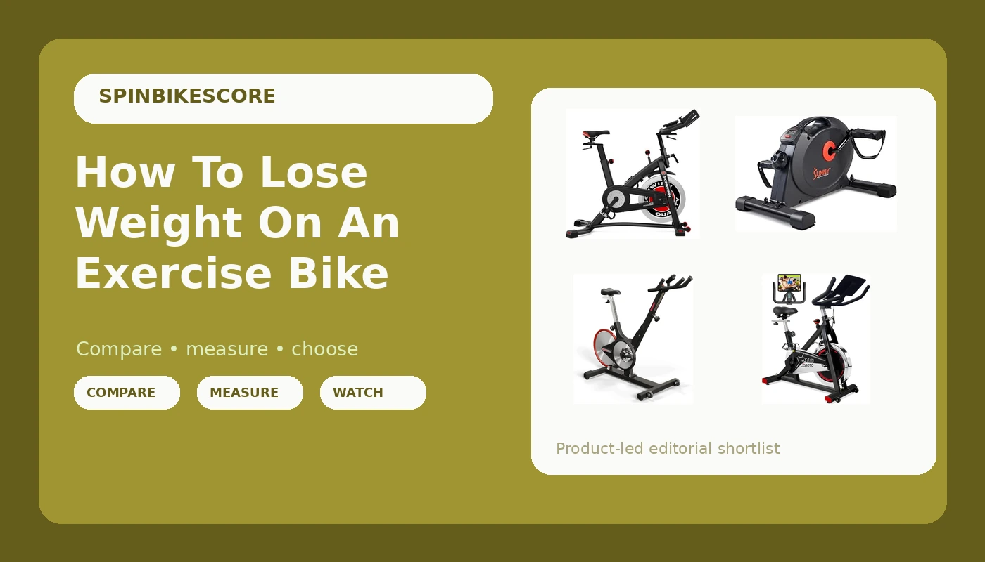 How To Lose Weight On An Exercise Bike - SpinBikeScore review with measurements and honest opinion