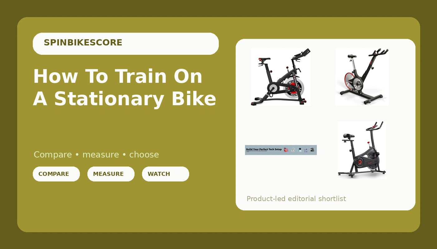 How To Train On A Stationary Bike - SpinBikeScore review with measurements and honest opinion