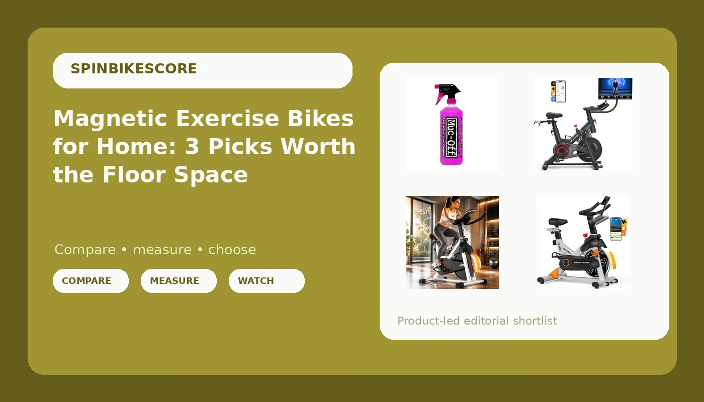 Magnetic Exercise Bikes for Home: 3 Picks Worth the Floor Space
