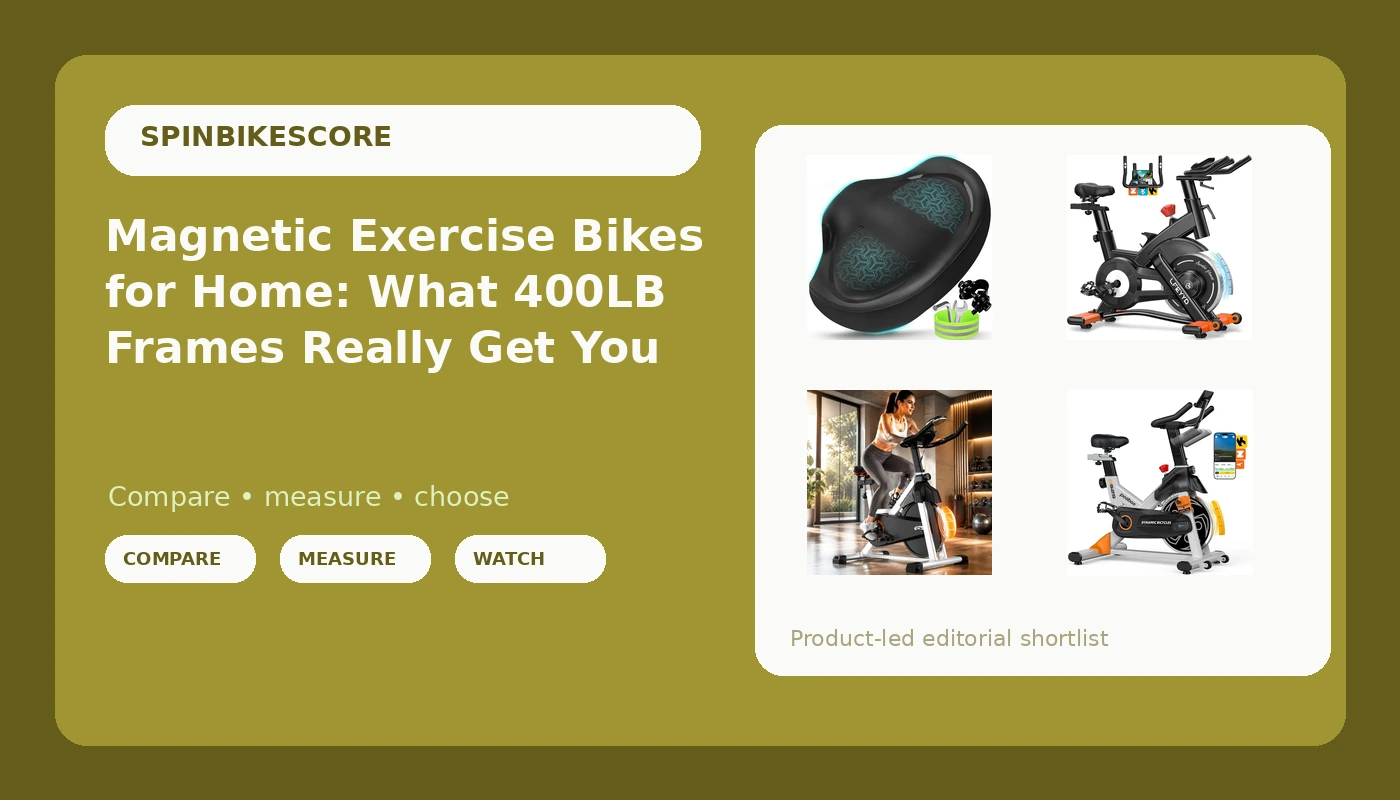 Magnetic Exercise Bikes for Home: What 400LB Frames Really Get You