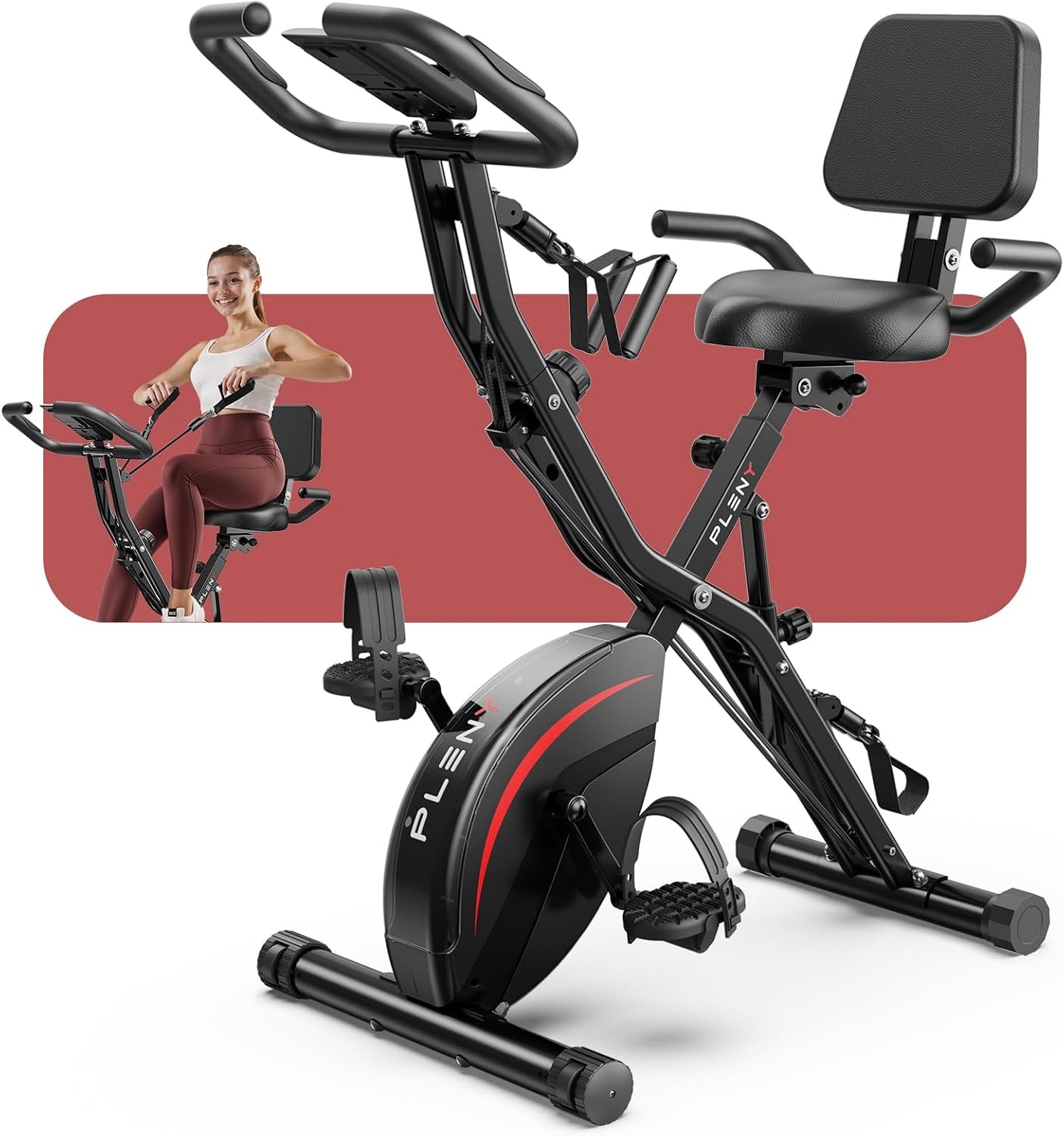 PLENY Folding Exercise Bike