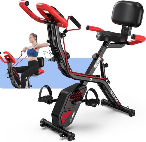 CURSOR FITNESS Exercise Bike with Brake Pad